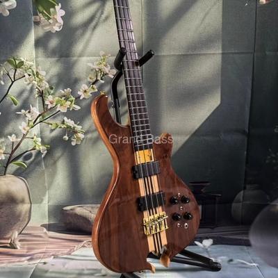 Custom Grand Mark King estilo de lujo Cuello roto a través del cuerpo 4 cuerdas Bajo eléctrico ALEMBIC tipo proveedor