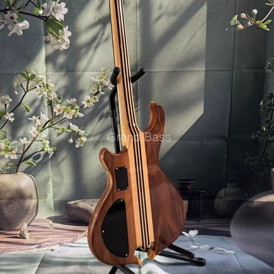Custom Grand Mark King estilo de lujo Cuello roto a través del cuerpo 4 cuerdas Bajo eléctrico ALEMBIC tipo proveedor