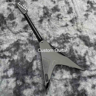 Guitarra eléctrica personalizada Grand GSP V con 1 volumen, tono sea un selector, puente para ser afinado o matic, quitar la tuerca de bloqueo, blanco proveedor