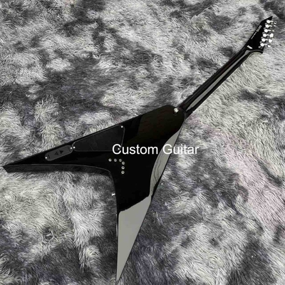 Guitarra eléctrica personalizada Grand GSP V con 1 volumen, tono sea un selector, puente para ser afinado o matic, quitar la tuerca de bloqueo, blanco proveedor