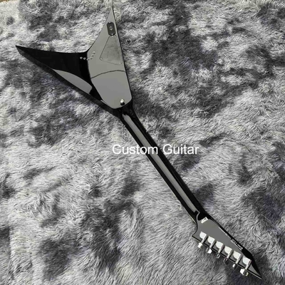 Guitarra eléctrica personalizada Grand GSP V con 1 volumen, tono sea un selector, puente para ser afinado o matic, quitar la tuerca de bloqueo, blanco proveedor