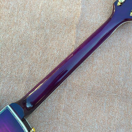 Flame Maple Top &amp; Back Guitarra eléctrica LP personalizada con la parte superior y posterior de unión de Abalone proveedor