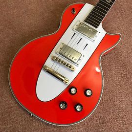 Dispositivo para guitarra eléctrica, guitarra, instrumentos musicales, cuello de cuerpo de caoba. proveedor