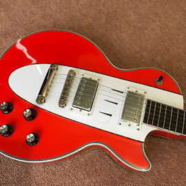 Dispositivo para guitarra eléctrica, guitarra, instrumentos musicales, cuello de cuerpo de caoba. proveedor