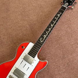Dispositivo para guitarra eléctrica, guitarra, instrumentos musicales, cuello de cuerpo de caoba. proveedor