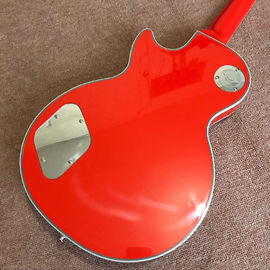 Dispositivo para guitarra eléctrica, guitarra, instrumentos musicales, cuello de cuerpo de caoba. proveedor