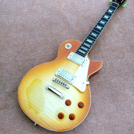 Nuevo estilo de alta calidad LP estándar 1959 R9 guitarra eléctrica, top de arce, ébano guitarra eléctrica. proveedor