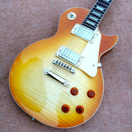 Nuevo estilo de alta calidad LP estándar 1959 R9 guitarra eléctrica, top de arce, ébano guitarra eléctrica. proveedor