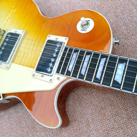 Nuevo estilo de alta calidad LP estándar 1959 R9 guitarra eléctrica, top de arce, ébano guitarra eléctrica. proveedor