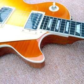 Nuevo estilo de alta calidad LP estándar 1959 R9 guitarra eléctrica, top de arce, ébano guitarra eléctrica. proveedor