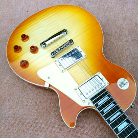 Nuevo estilo de alta calidad LP estándar 1959 R9 guitarra eléctrica, top de arce, ébano guitarra eléctrica. proveedor