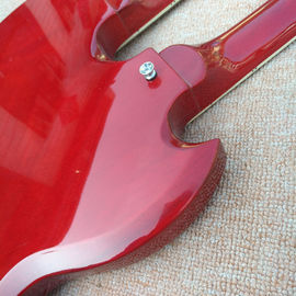Red EDS1275 Tienda personalizada doble cuello Guitarra eléctrica 6/12 cuerdas Instrumentos musicales al por mayor proveedor