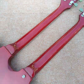 Red EDS1275 Tienda personalizada doble cuello Guitarra eléctrica 6/12 cuerdas Instrumentos musicales al por mayor proveedor