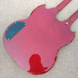 Red EDS1275 Tienda personalizada doble cuello Guitarra eléctrica 6/12 cuerdas Instrumentos musicales al por mayor proveedor