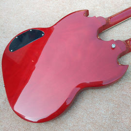 Red EDS1275 Tienda personalizada doble cuello Guitarra eléctrica 6/12 cuerdas Instrumentos musicales al por mayor proveedor