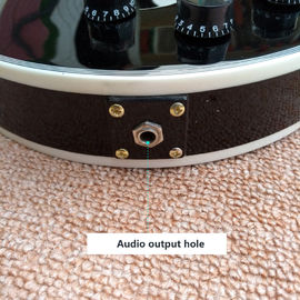 Grabación de guitarra video de aprecio mahogany negro ip guitarra eléctrica de costumbre hardware de oro proveedor