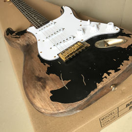 Nuevo estilo de alta calidad relic ST guitarra eléctrica personalizada, Rosewood guitarra eléctrica relic fingerboard proveedor