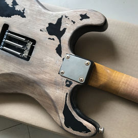 Nuevo estilo de alta calidad relic ST guitarra eléctrica personalizada, Rosewood guitarra eléctrica relic fingerboard proveedor