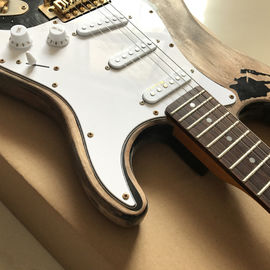 Nuevo estilo de alta calidad relic ST guitarra eléctrica personalizada, Rosewood guitarra eléctrica relic fingerboard proveedor