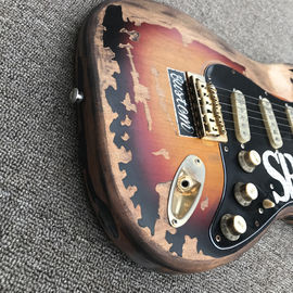 Nueva guitarra eléctrica de alta calidad relicario personalizado, Rosewood Fingerboard relicario guitarra eléctrica proveedor