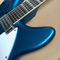 2018 Mejor bajo de alta calidad 12 cuerdas Cuerpo hueco Guitarra de bajo eléctrico en color azul metálico, hardware Chrome proveedor