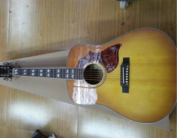 2018 Nueva Chibson Naranja explosión Chibson H-Bird guitarra acústica GB miel explosión color H-Bird guitarra acústica eléctrica proveedor