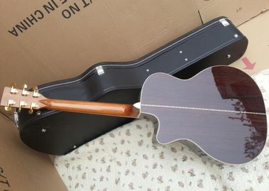 2018 6 cuerdas Lakewud guitarra acústica Sungha Jung incrustaciones de lakewud acústica hecha a mano guitarra acústica de punta sólida proveedor