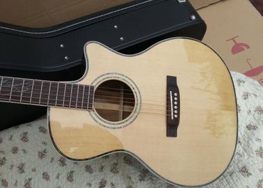 2018 6 cuerdas Lakewud guitarra acústica Sungha Jung incrustaciones de lakewud acústica hecha a mano guitarra acústica de punta sólida proveedor