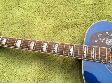 2018 Chibson G200 guitarra acústica azul transparente GB G200 eléctrica presys acústica mezcla Micra guitarra Jumbo GB200 proveedor