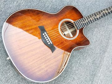 Cutaway KOA K24ce guitarra acústica clásica / fábrica hecha a mano 41 pulgadas tablero de ébano guitarra acústica proveedor