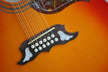 Personalización de 12 cuerdas de guitarra acústica en Sunburst proveedor