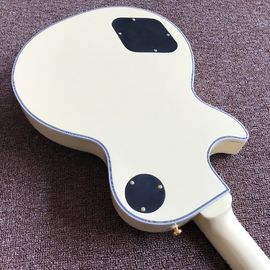 Grabación de guitarra video aprecio mahogany negro o crema lp de la guitarra eléctrica a medida hardware de oro proveedor