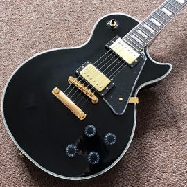 Grabación de guitarra video aprecio mahogany negro o crema lp de la guitarra eléctrica a medida hardware de oro proveedor