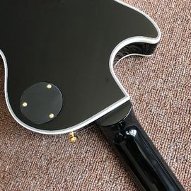Grabación de guitarra video aprecio mahogany negro o crema lp de la guitarra eléctrica a medida hardware de oro proveedor