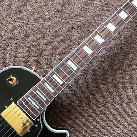 Grabación de guitarra video aprecio mahogany negro o crema lp de la guitarra eléctrica a medida hardware de oro proveedor