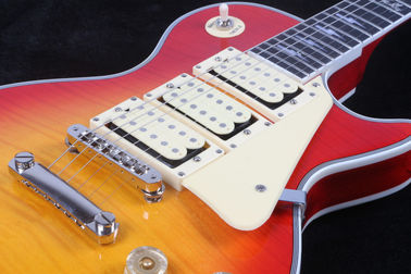 Ace Frehley firma 3 pickups envejecido Vintage Cherry Sunburst Guitarra eléctrica proveedor