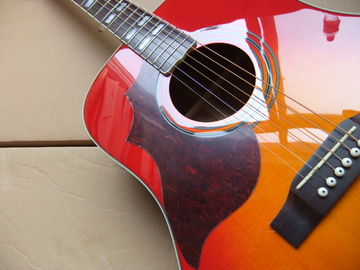 Colibri Guitarra acústica con la mano izquierda En Cereza Reventón Cuello de cuerpo de caoba proveedor