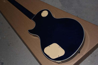 El mayorista nueva guitarra cuerpo de caoba 3-pickup LP Ace Frehley firma de la guitarra eléctrica azul proveedor