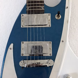 Guitarra eléctrica especial de alta calidad, guitarra eléctrica con tablero de rosas, hardware de cromo, botones de bloqueo proveedor