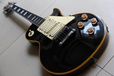 One Piece Neck In Black LP 3 Pickups Ace Frehley Budokan Vintage LP Guitarra eléctrica proveedor