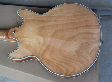 Guitarra eléctrica de madera, cuerpo de arce, hardware de oro. proveedor