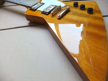 En general G Explorer Guitarra eléctrica personalizada de caoba en natural proveedor