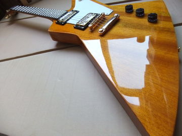 En general G Explorer Guitarra eléctrica personalizada de caoba en natural proveedor