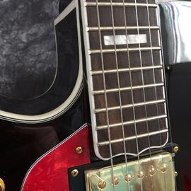 Guitarras de jazz eléctricas Sunburst L5 con hardware dorado proveedor