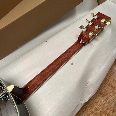 Guitarra acústica de tipo D de tipo Abalone Fingerboard de ébano proveedor