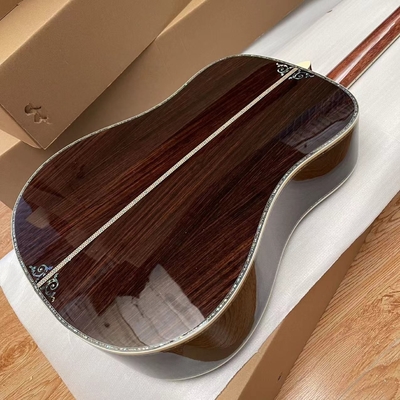 Guitarra acústica de tipo D de tipo Abalone Fingerboard de ébano proveedor