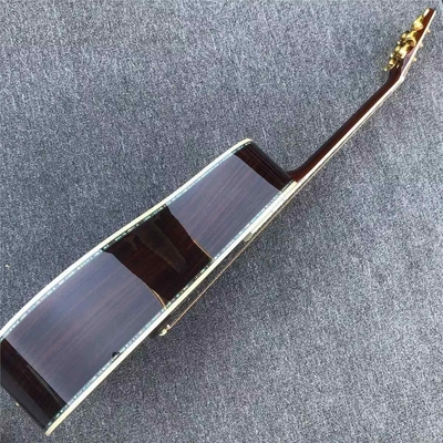 Guitarra acústica de tipo D de tipo Abalone Fingerboard de ébano proveedor