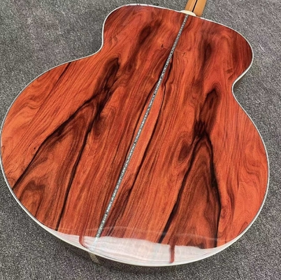 Guitarra acústica personalizada 43 pulgadas Gibson SJ200 Cocobolo Guitarra clásica folk de lado trasero proveedor