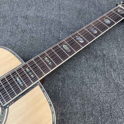 Guitarra acústica clásica con encabezado de logotipo personalizado proveedor