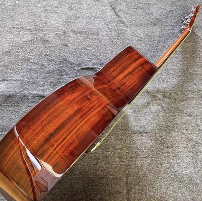 Guitarra acústica Jumbo de madera KOA de 43 pulgadas personalizada con electrónica BB Band proveedor